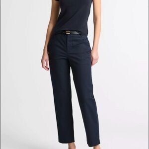Vince- Avery Mid-Rise Italian Stretch-Cotton Chino Pant Size 6